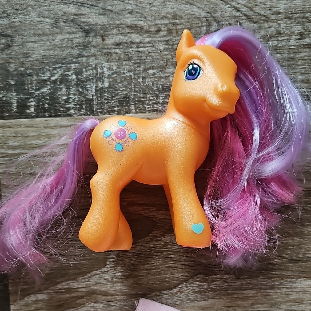 My Little Pony Orange Toy with Pink and Purple Mane
